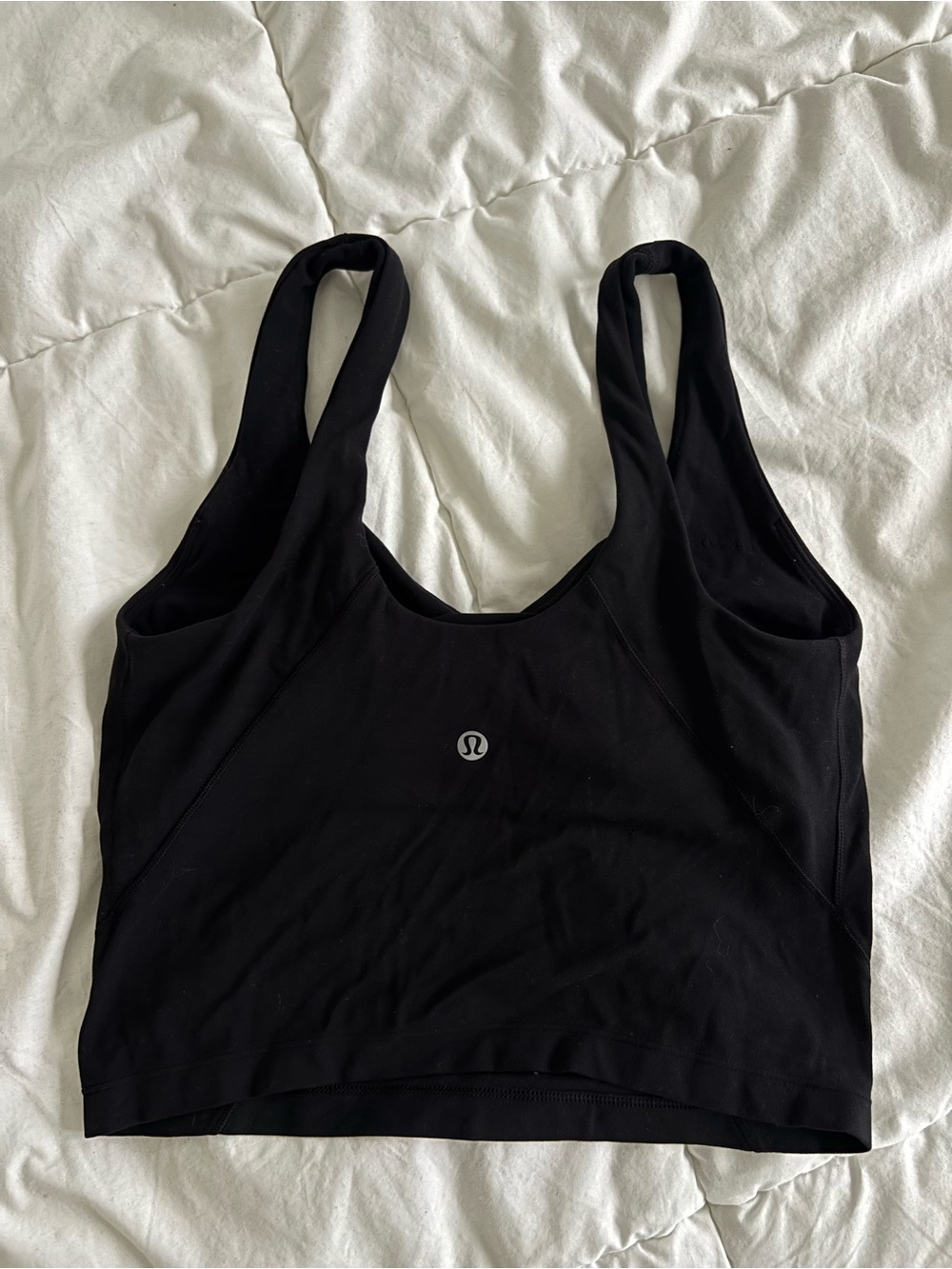 lululemon athletica Black Crop Tank Top - Picture 2 of 2
